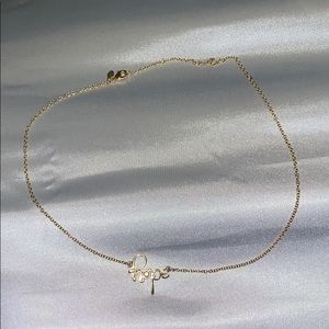 Gold “hope” necklace